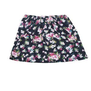 🎉👶 CLOSET SALE 👶🎉 Pins And Needles Black Floral Print Mini Skirt Size Small